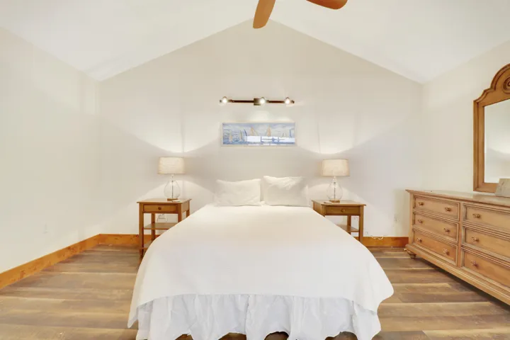 Master Suite w. Vaulted Ceiling