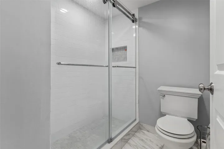 Large primary shower, newly remodeled fit for Royalty!