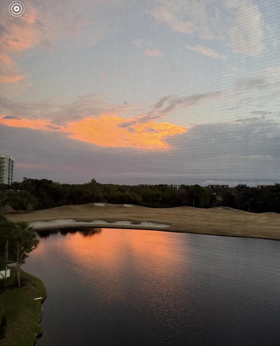 Sunset to the West from your terrace