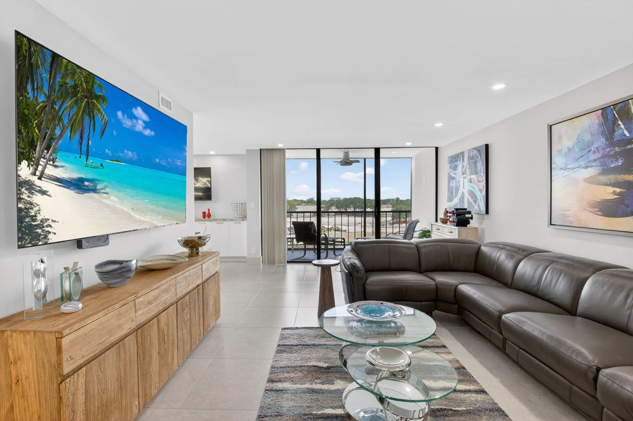 Living Room with Terrace