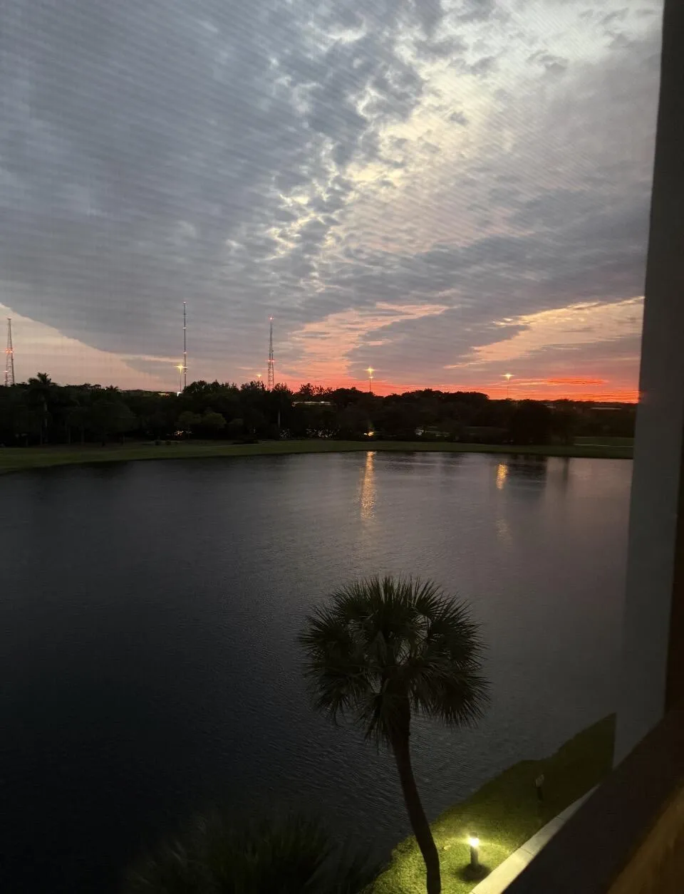 Sunset to the West (right) on your terrace