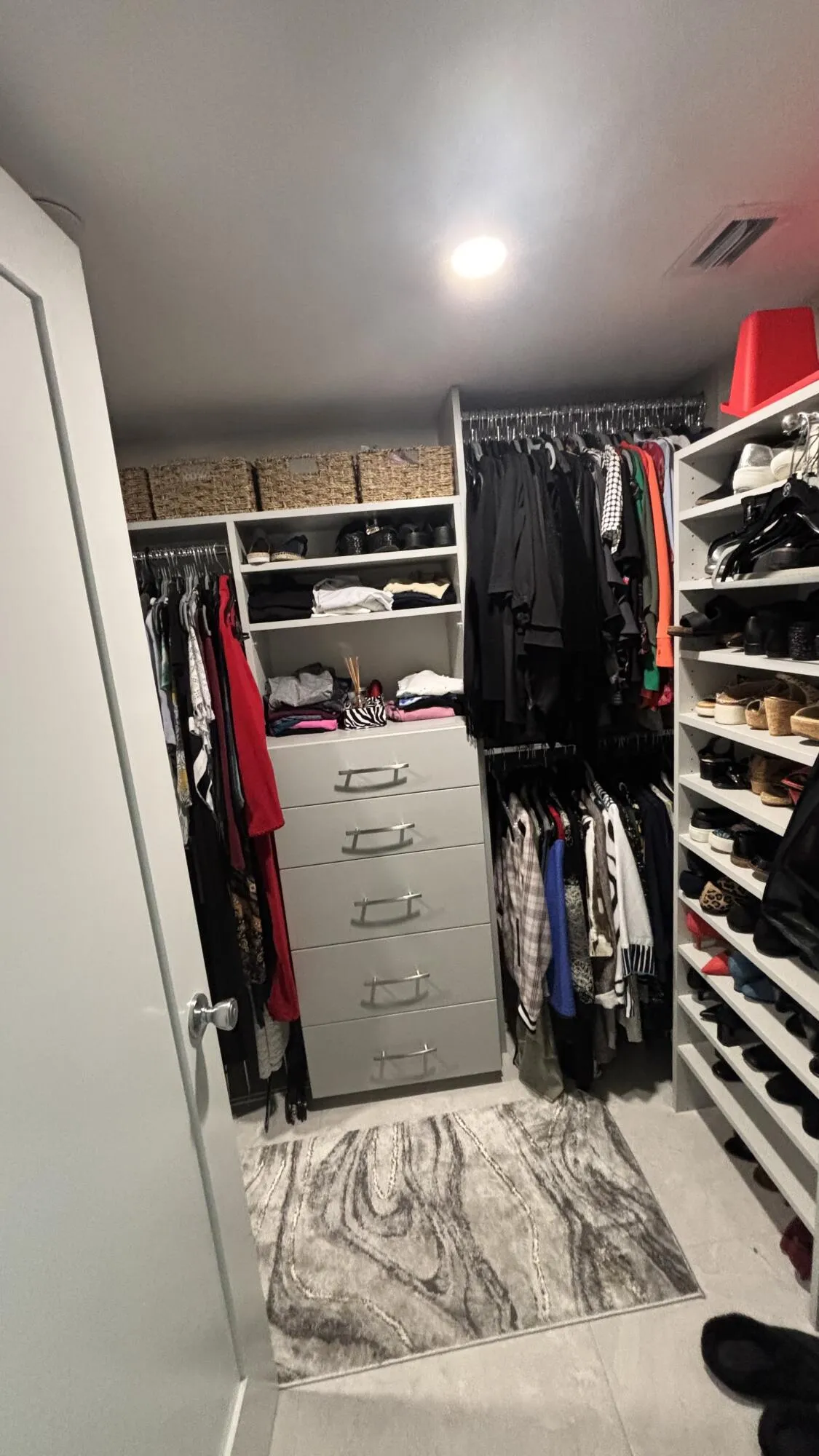 Large Main Closet for 1...second closet in bedroom