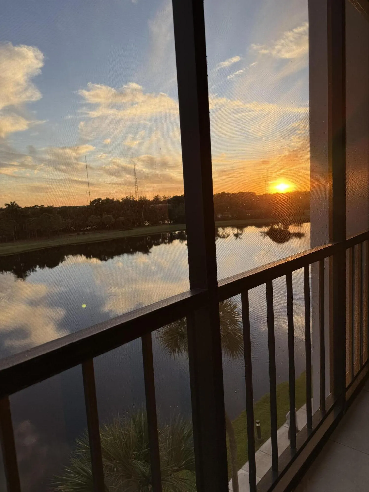 Sunset from Living Room