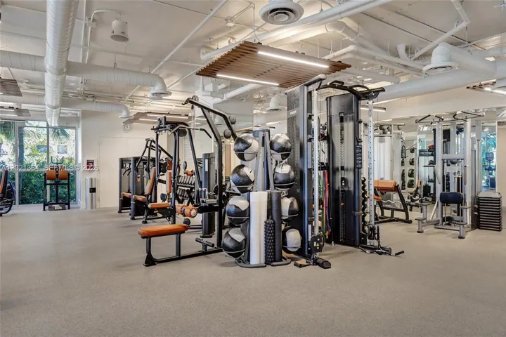INDULGE IN THE PERKS OF YOUR OWN STATE OF THE ART GYM!
