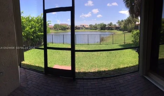 Screen in patio