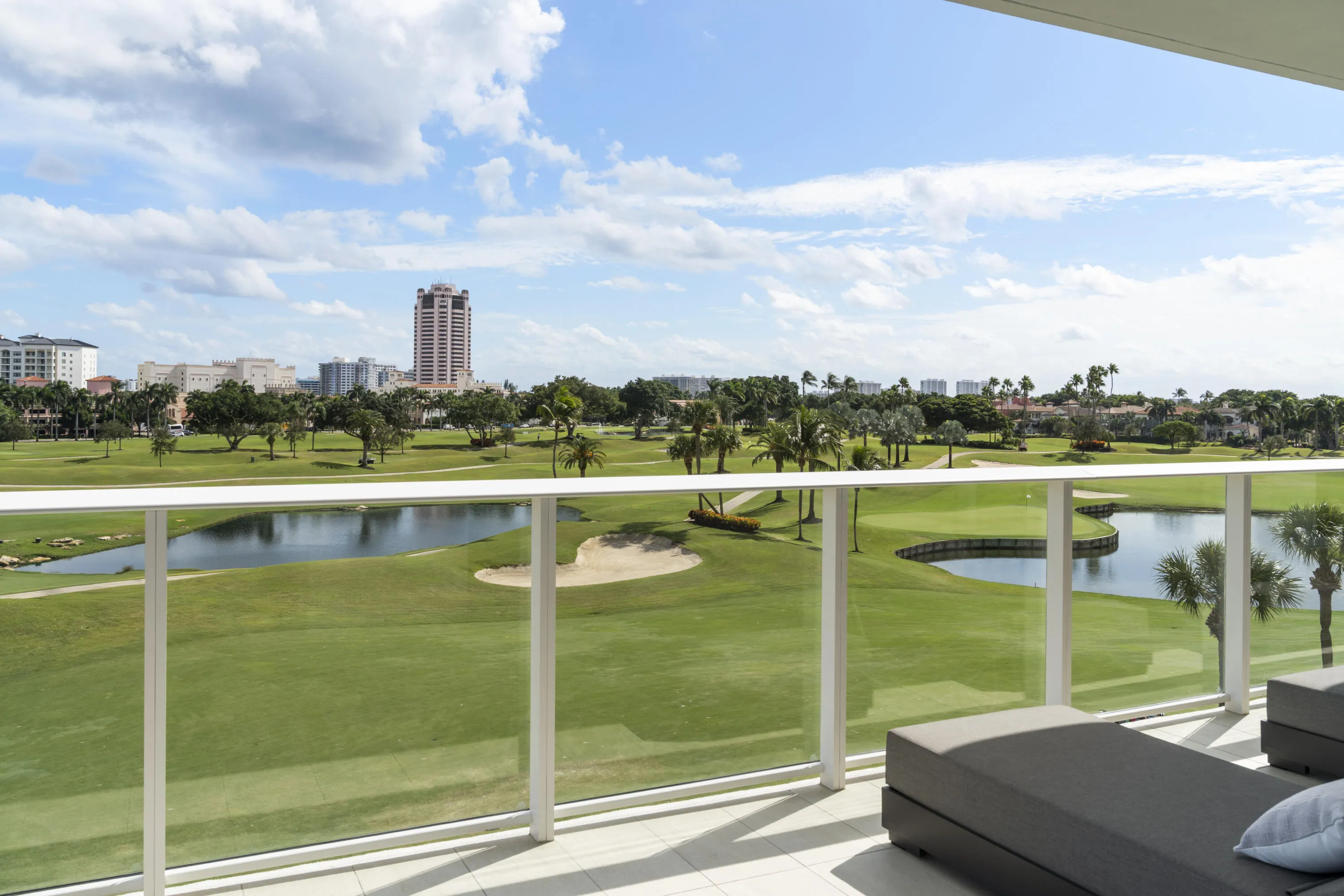 Golf View Shot with iconic Tower