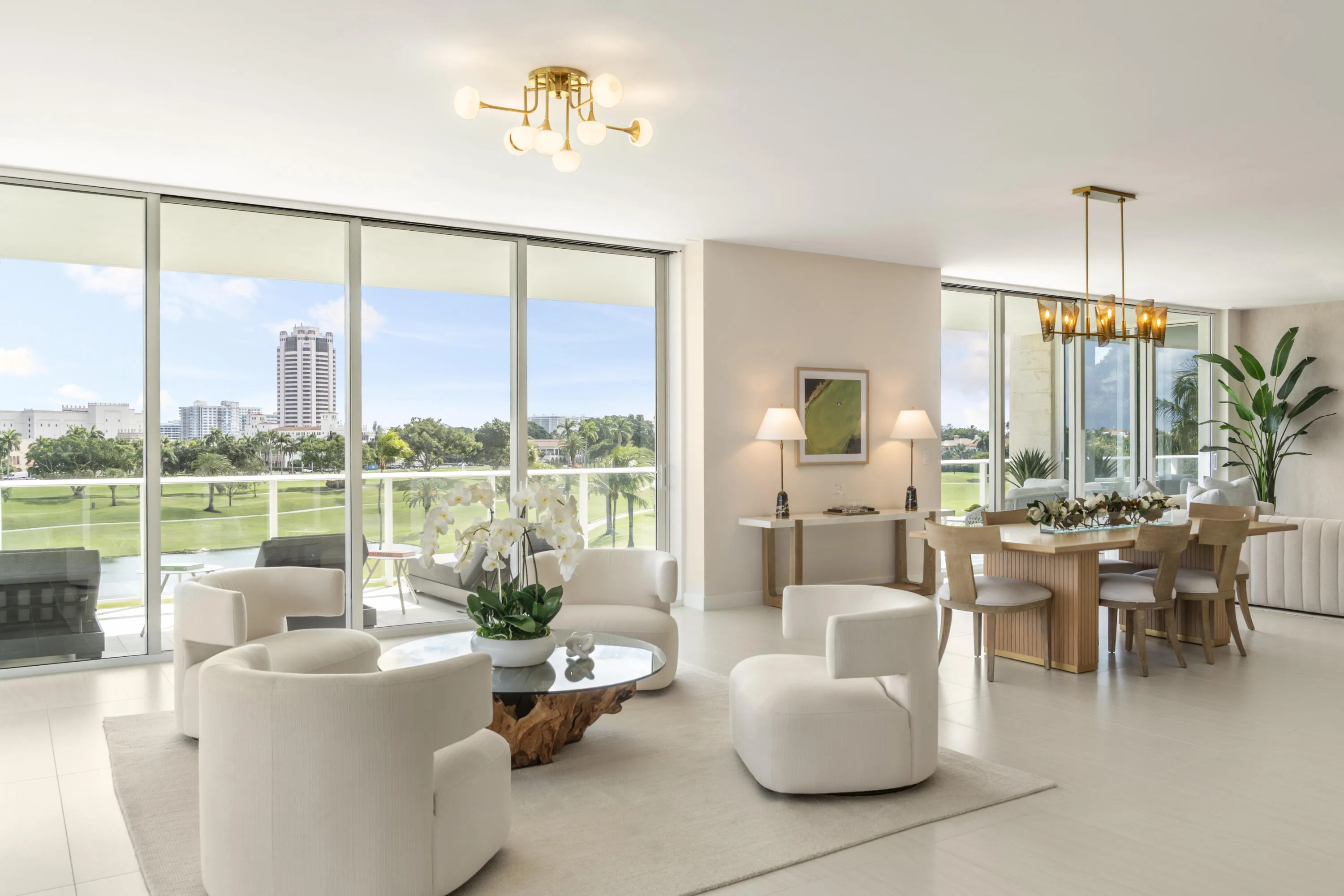 Entertainment space with iconic Tower