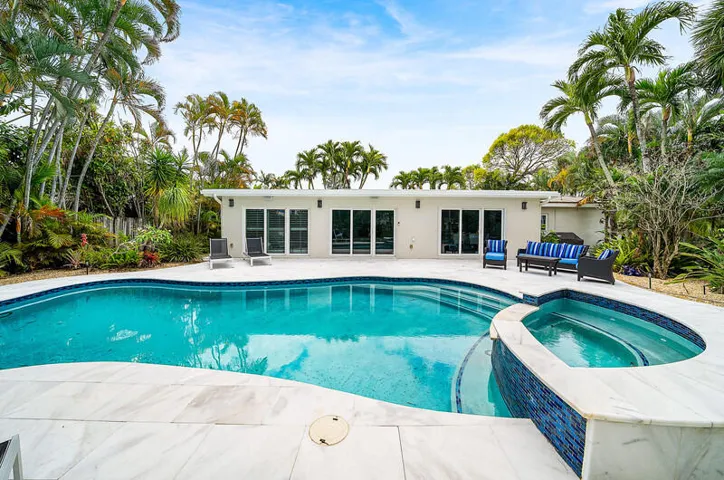 Enjoy swimming in your large pool