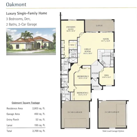 Oakmont Floorplan