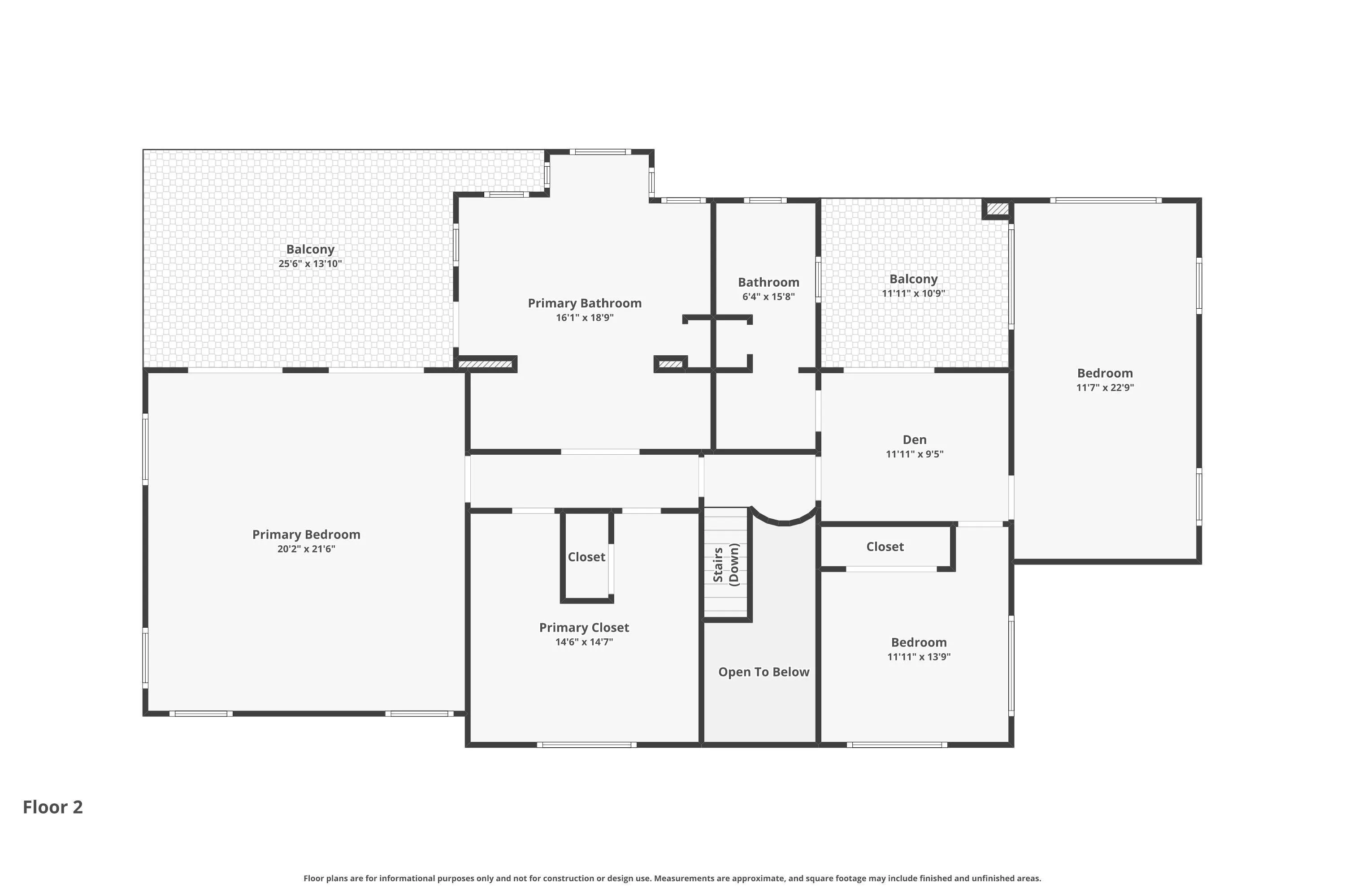 Second Level Floorplan