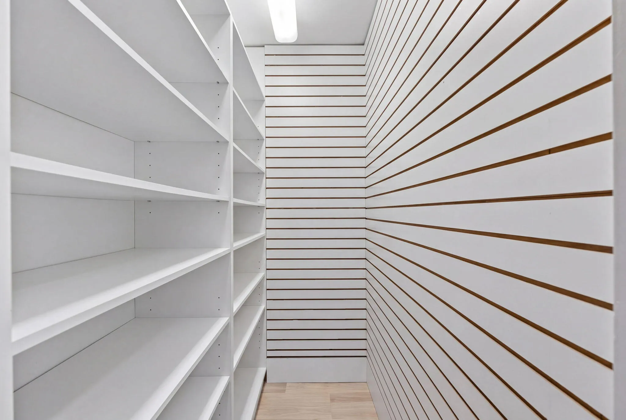 Spacious pantry