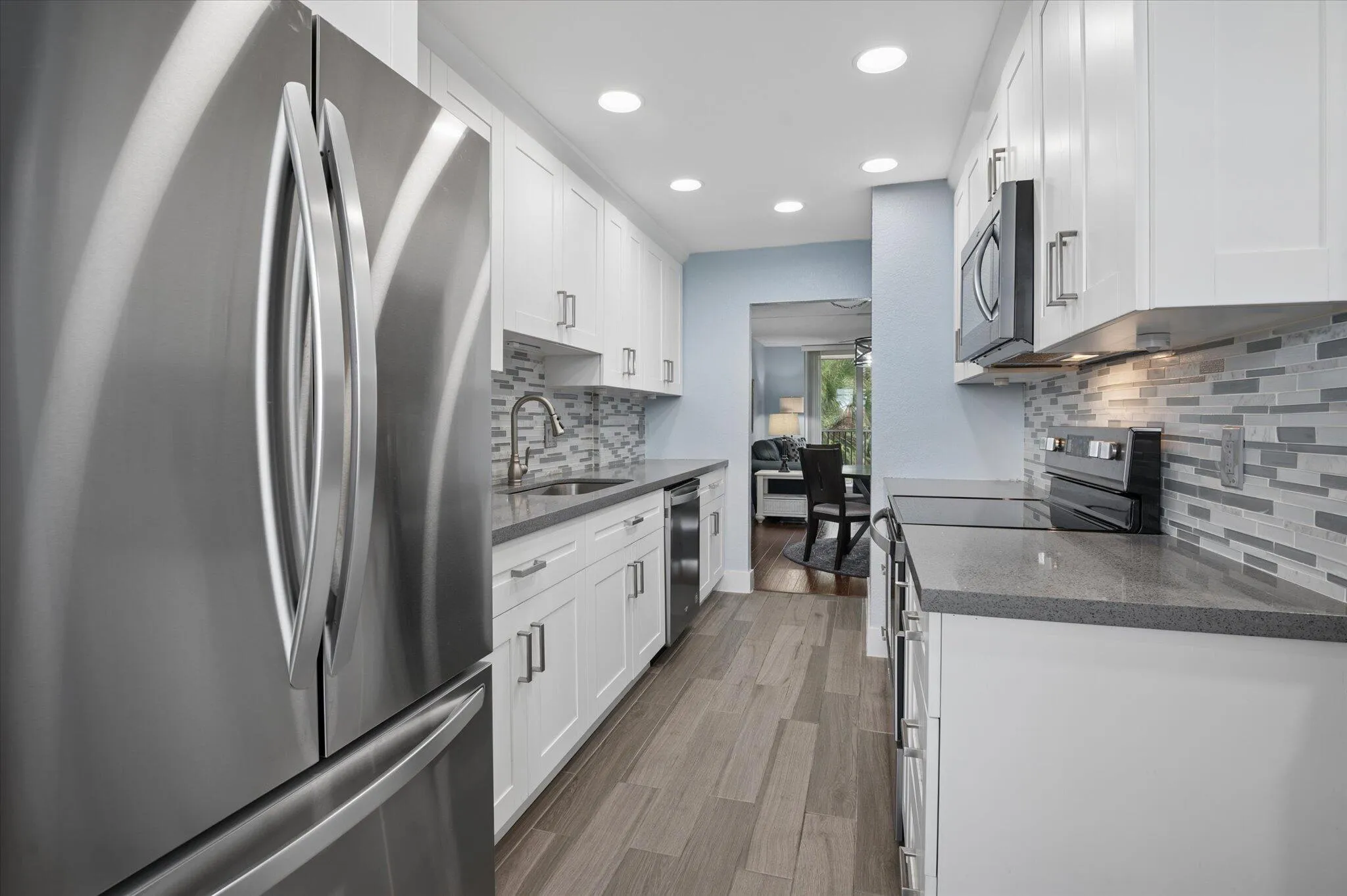 French Door Fridge in Kitchen