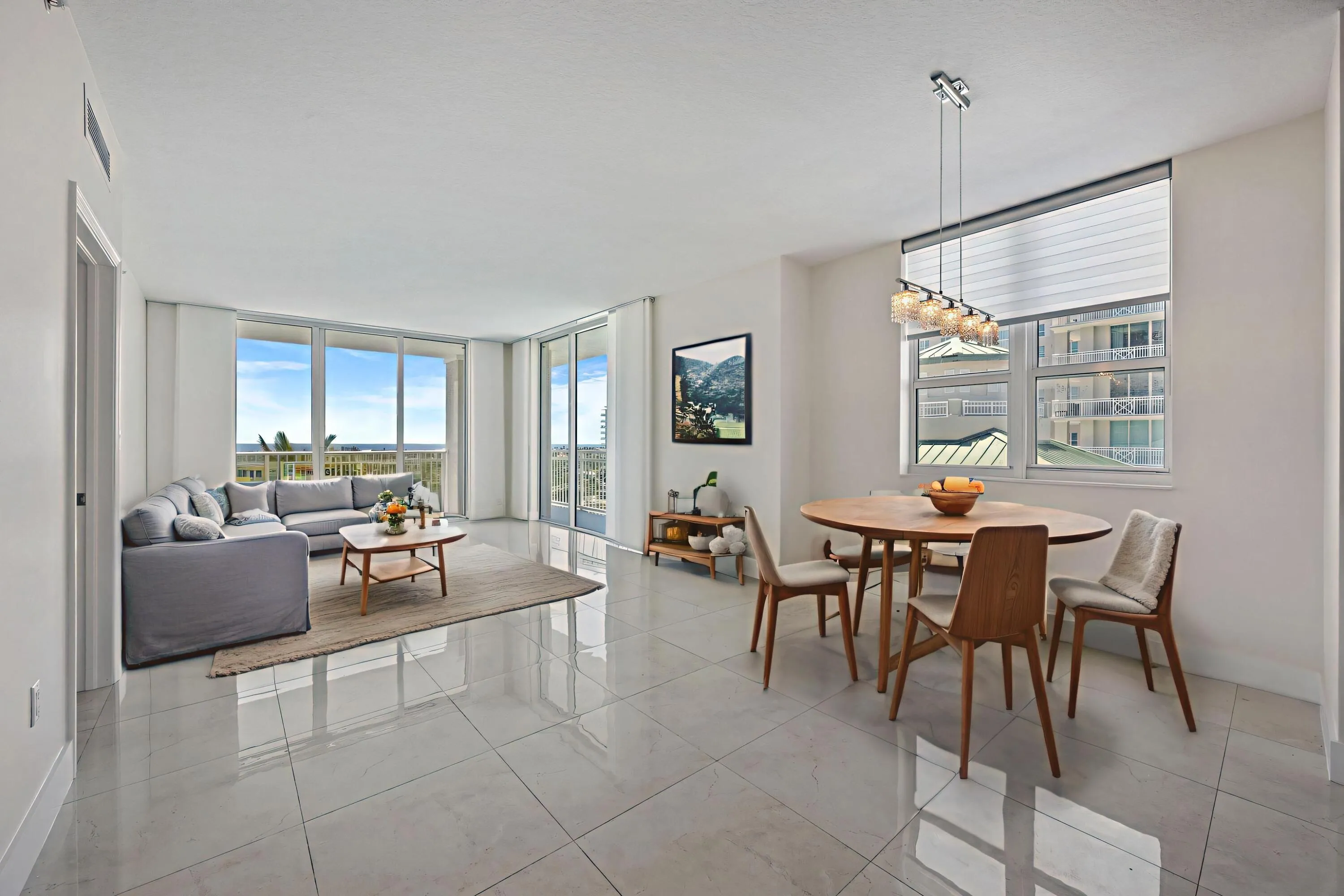 Virtually Staged Living/Dining