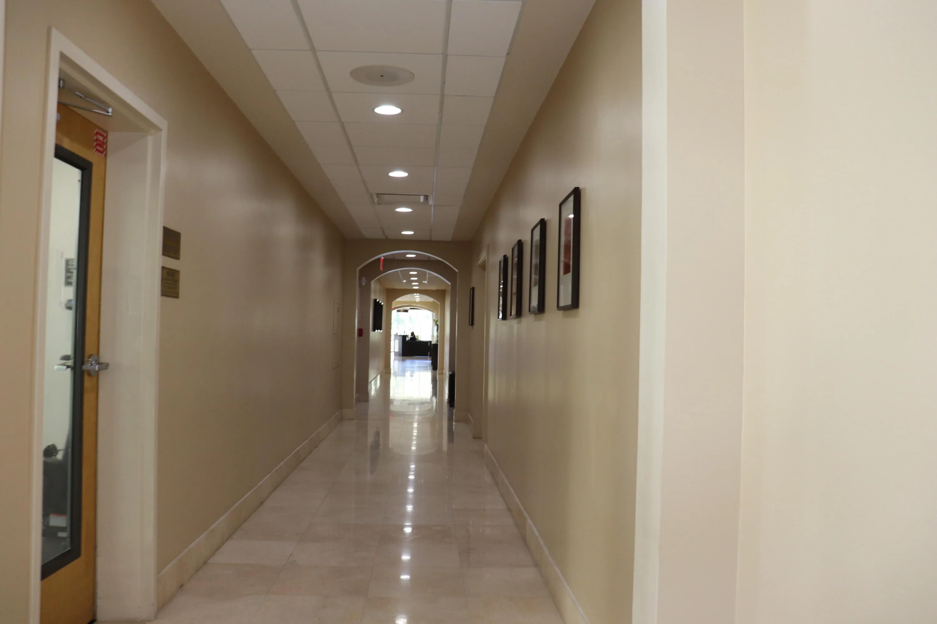 Hallway to lobby