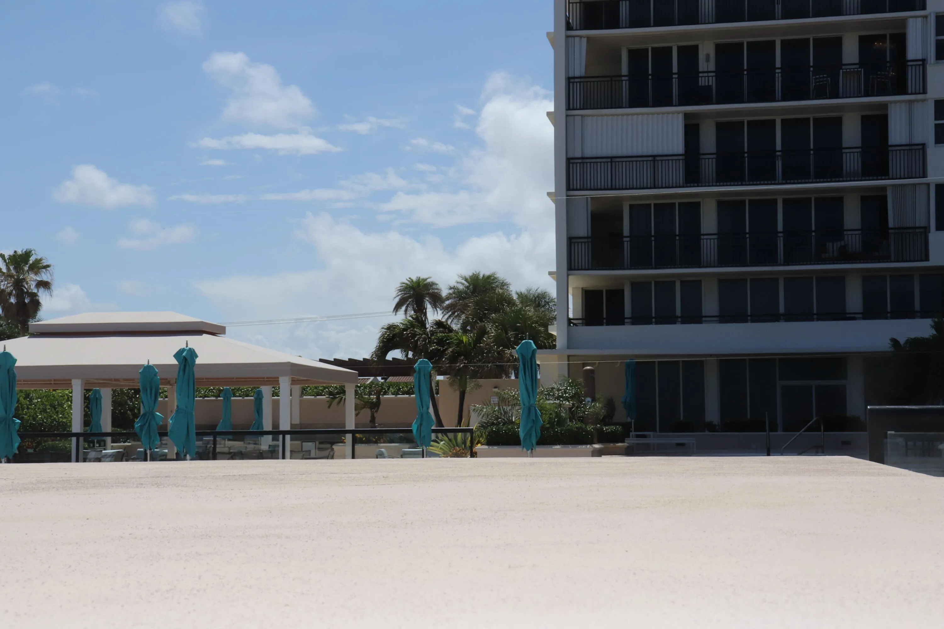 view from beach