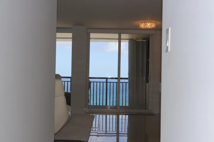 view from hallway