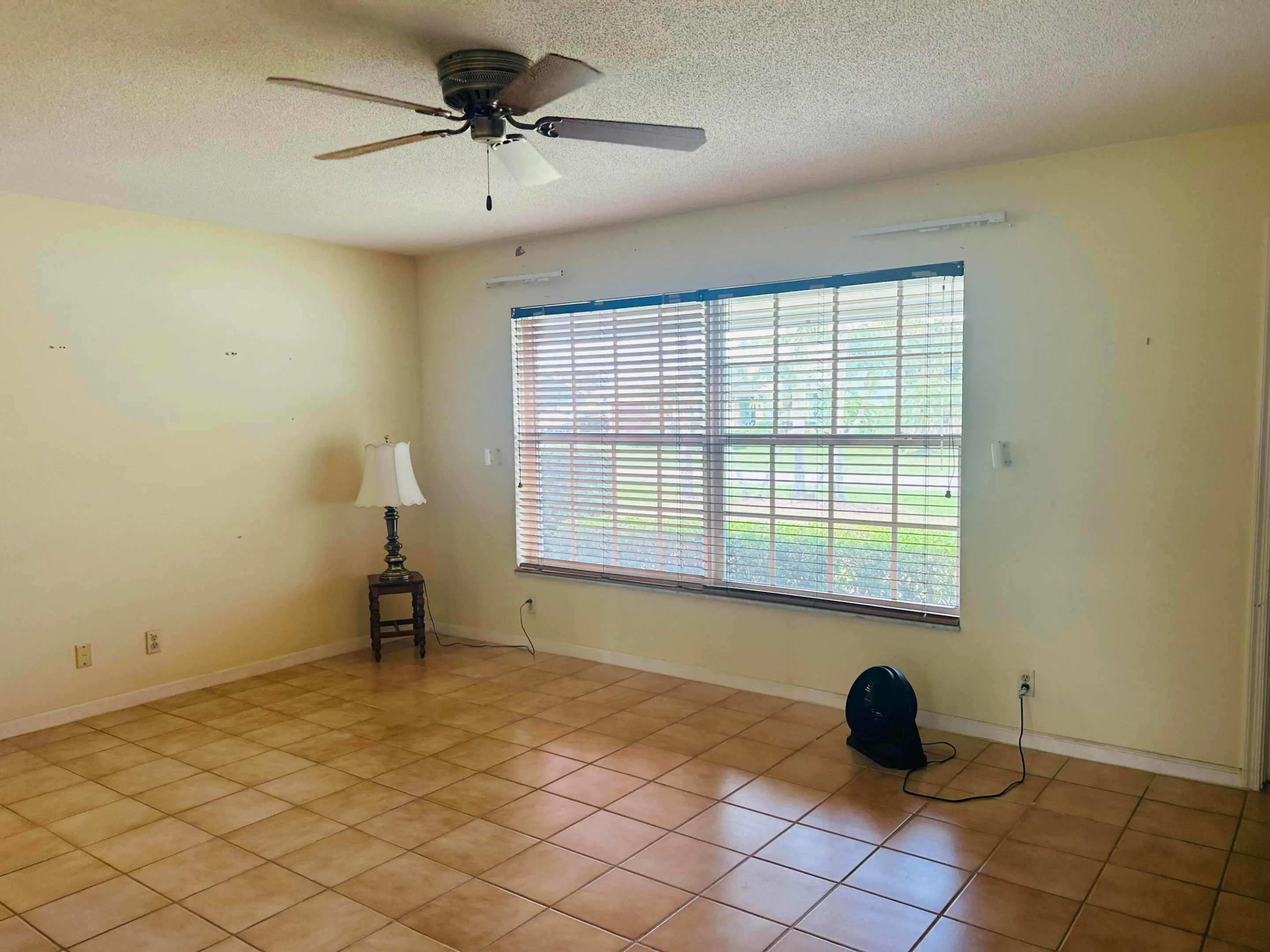Living room view to porch