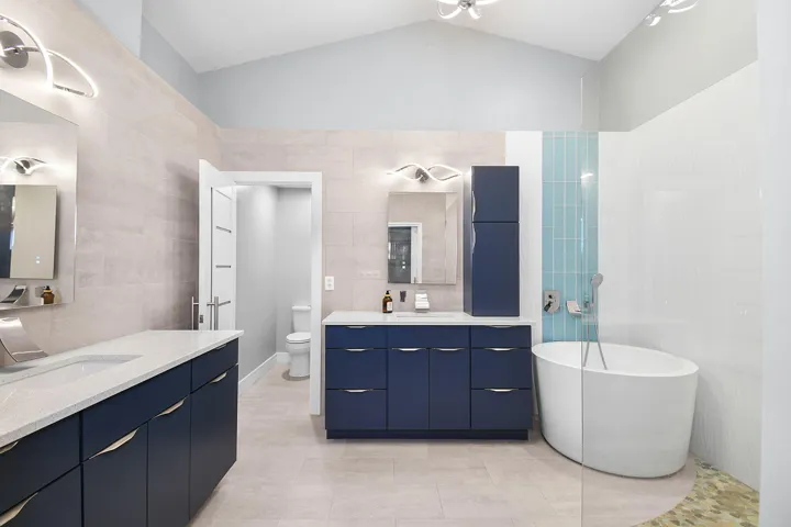 Primary Bathroom With Soak Tub