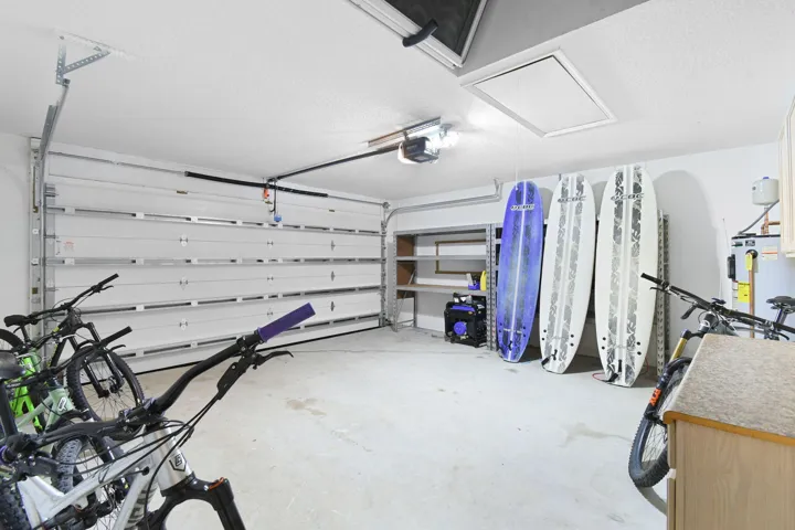 2 Car Garage with Pull Down Stairs