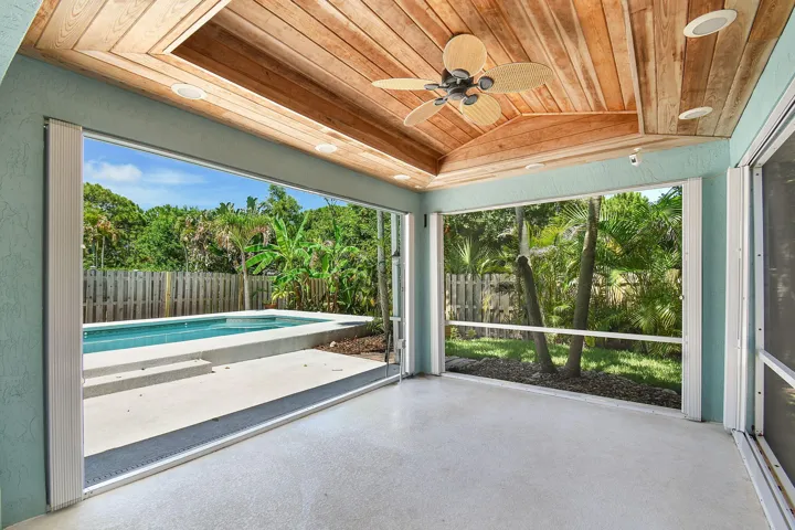 Patio and View of Pool
