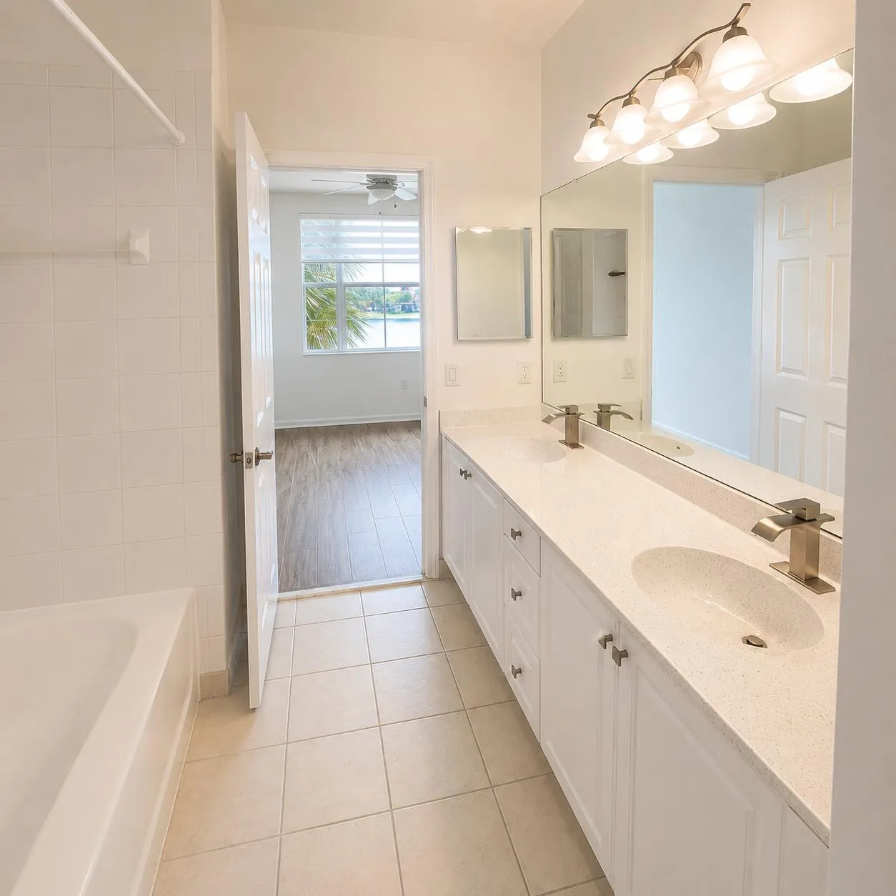 Doble sink , Shower & Tub master bath