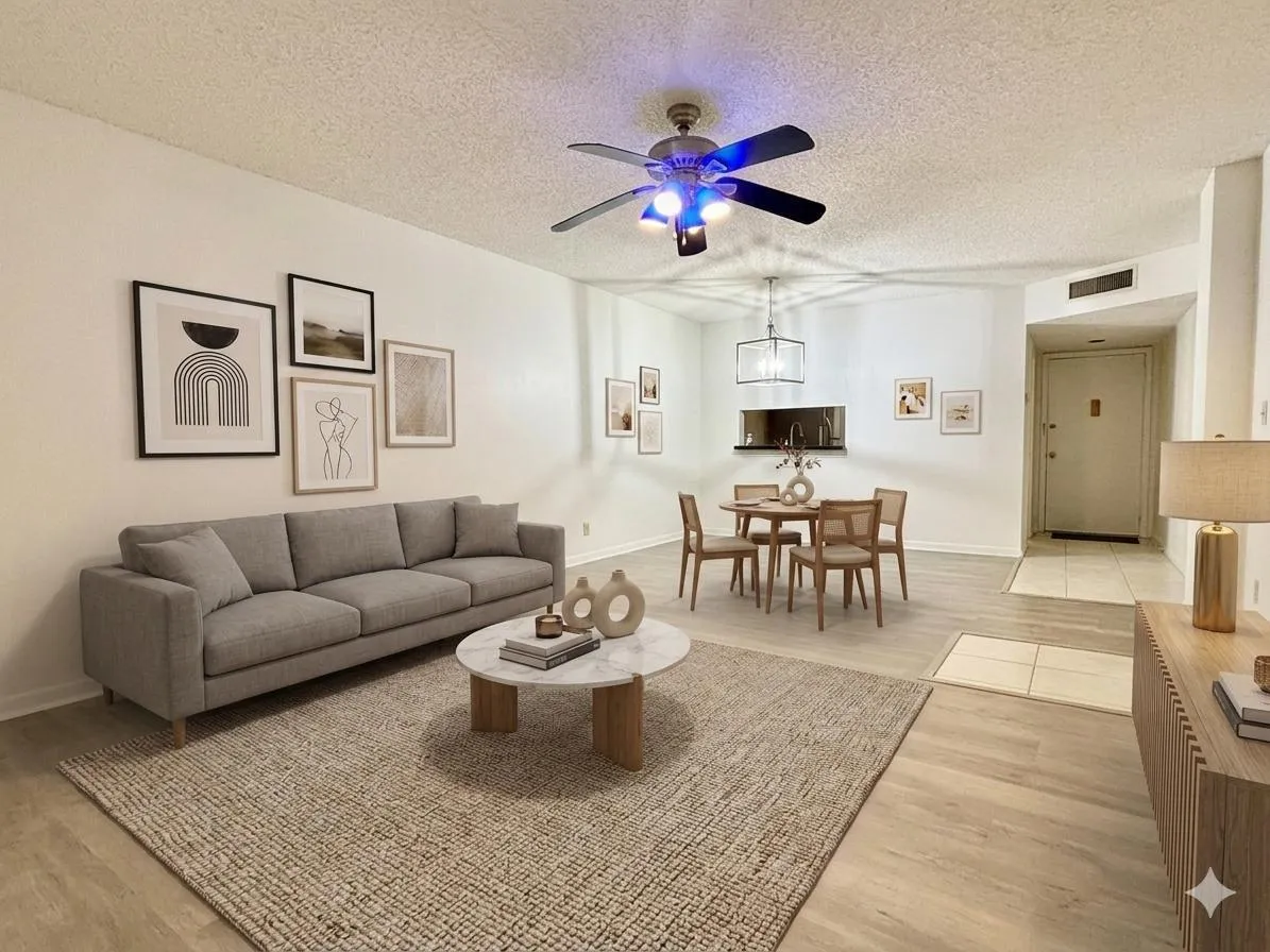 Virtual staged family dinning