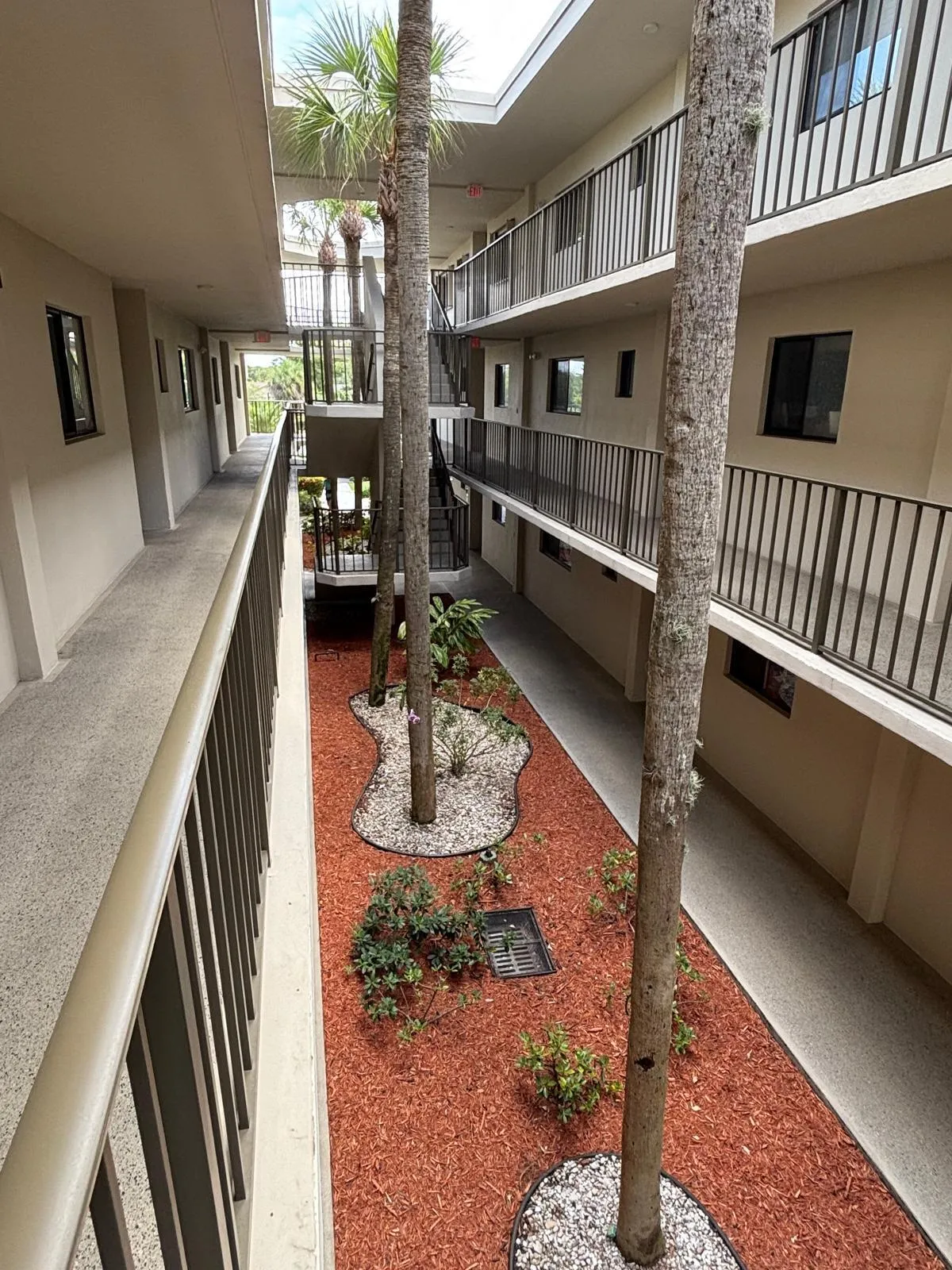 Courtyard upstairs view