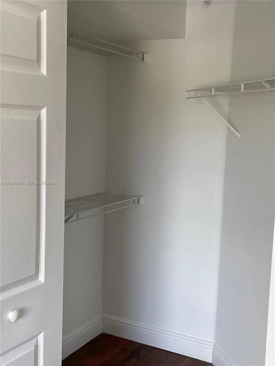 Walking closet on 2nd bedroom
