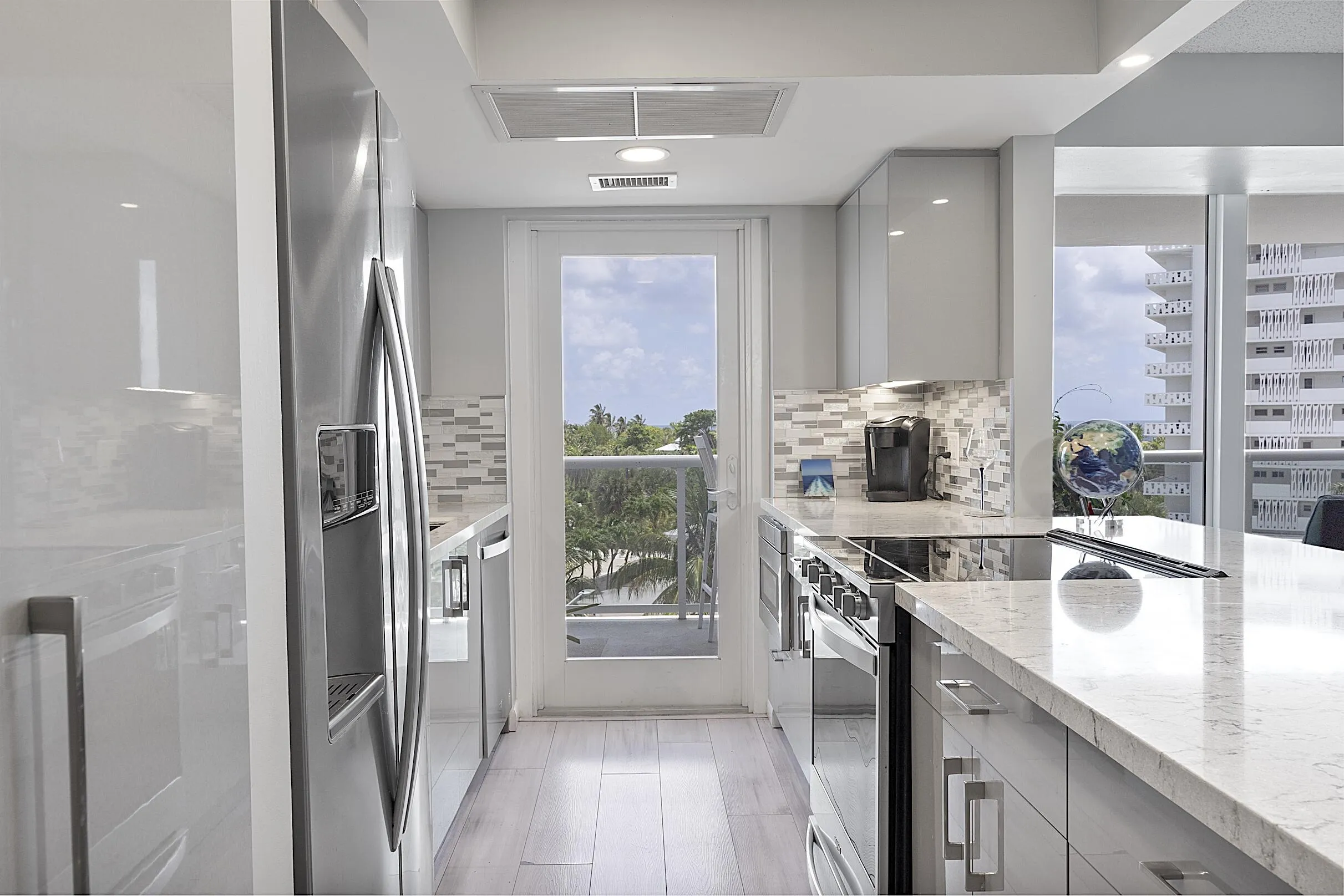 Renovated Galley Kitchen