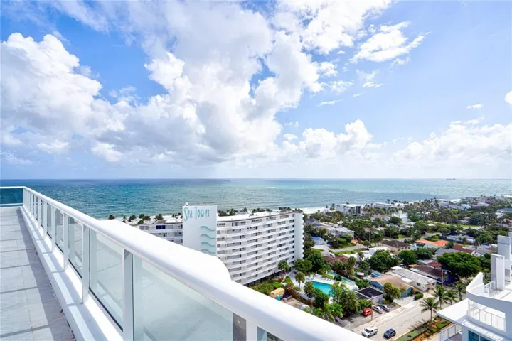 Rooftop View of Ocean