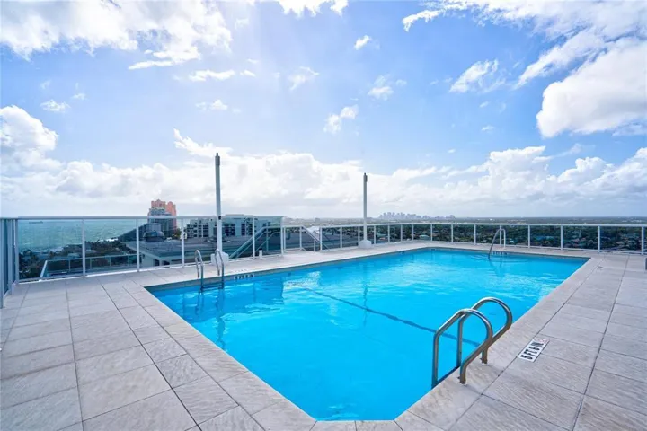Rooftop Pool Close Up
