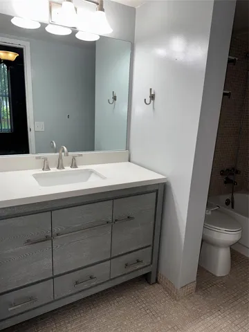 Upgraded bathroom