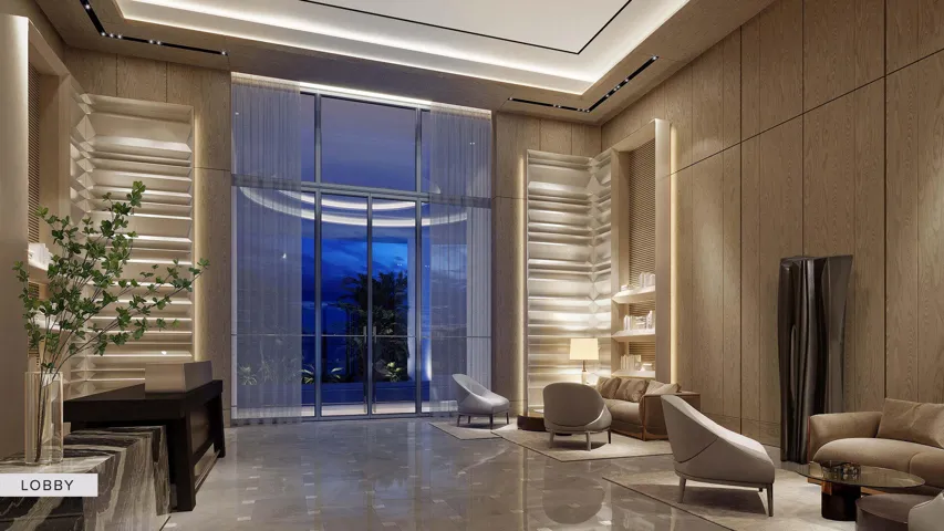 2 Story Lobby Entrance - This property features 20,000SF of amenities.