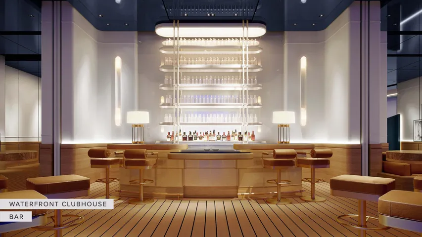 20,000 Square Feet of Amenities with designs that reflect a yachting lifestyle.