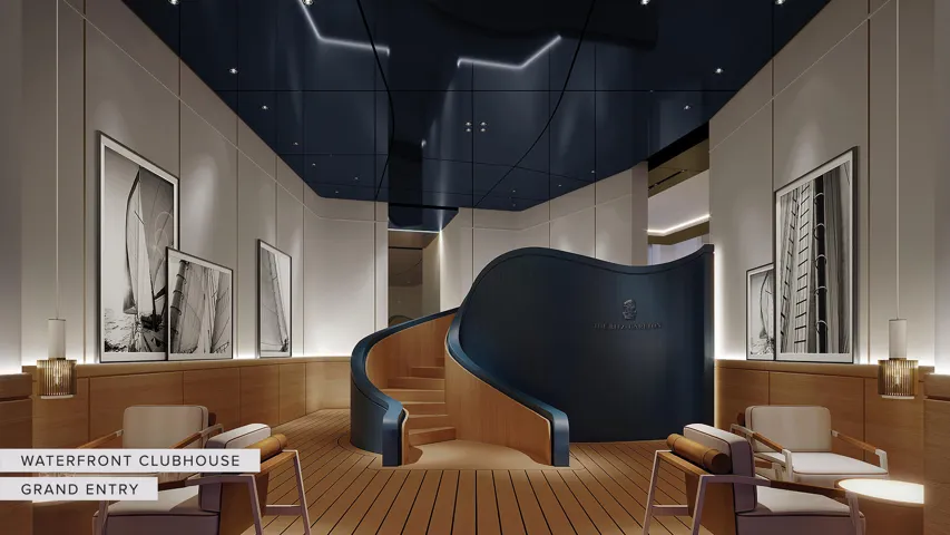 20,000 Square Feet of Amenities with designs that reflect a yachting lifestyle.