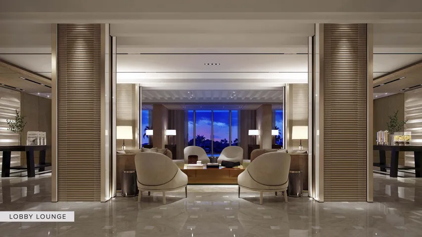 Lobby Lounge facing Intracoastal.