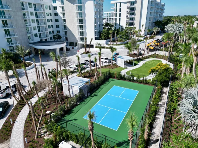 Pickleball Court and Pet Park.