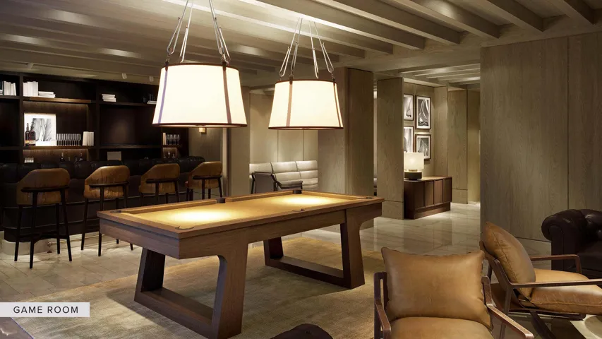 20,000 Square Feet of Amenities including Game Room with pool table