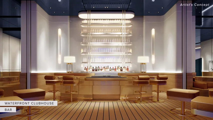 20,000 Square Feet of Amenities with designs that reflect a yachting lifestyle.