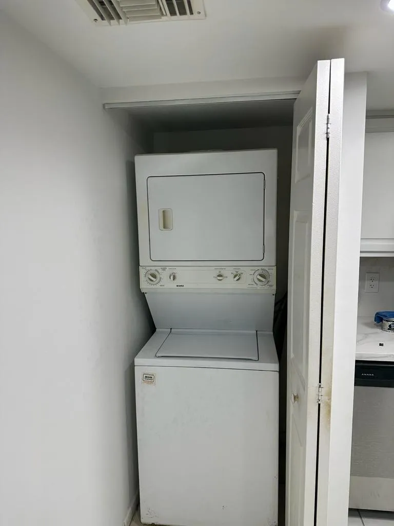 Washer/ Dryer. In the kitchen