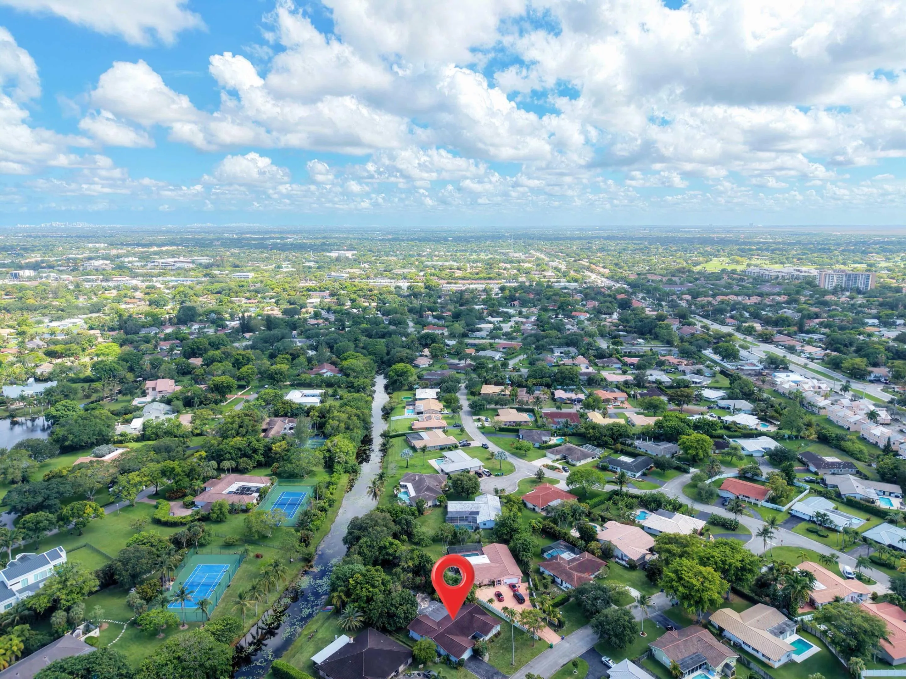 Panoramic to South