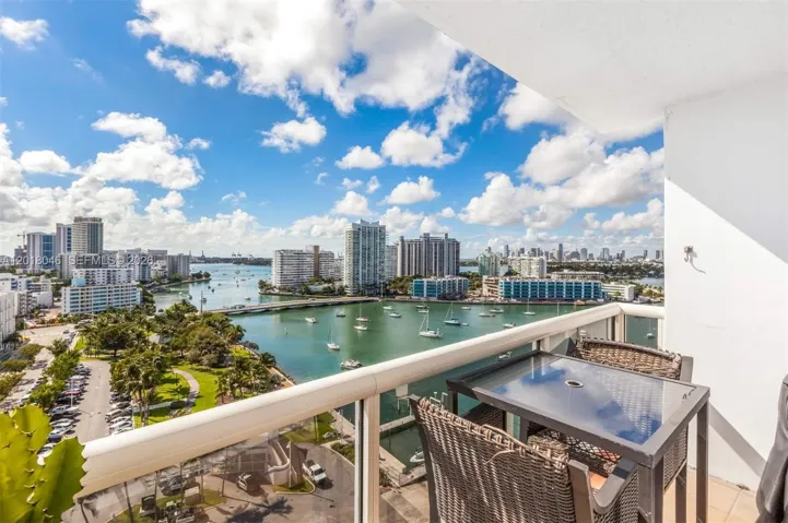 South Bedroom Balcony- intracoastal , bay and downtown views