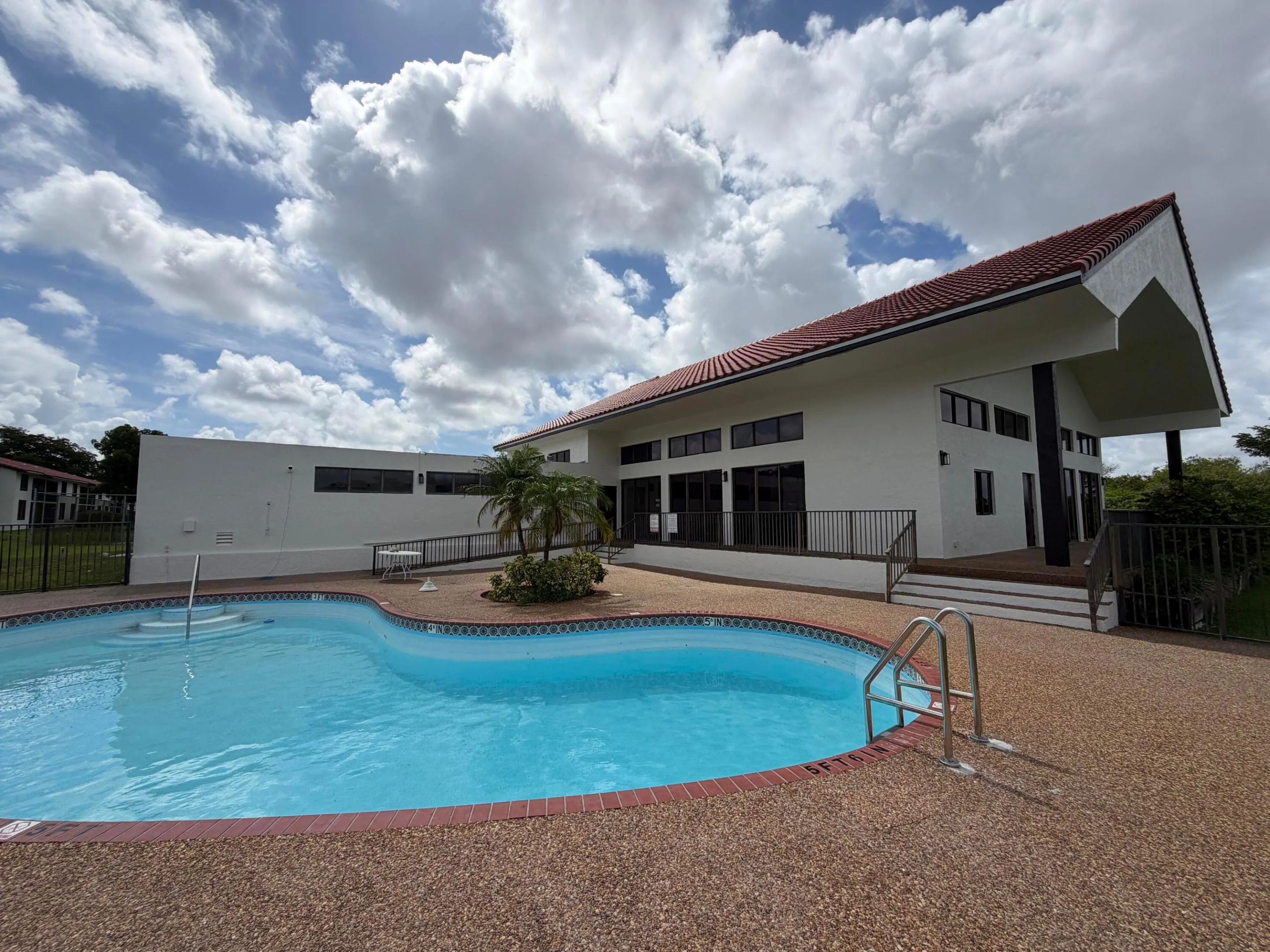 Community Pool with Lake Views