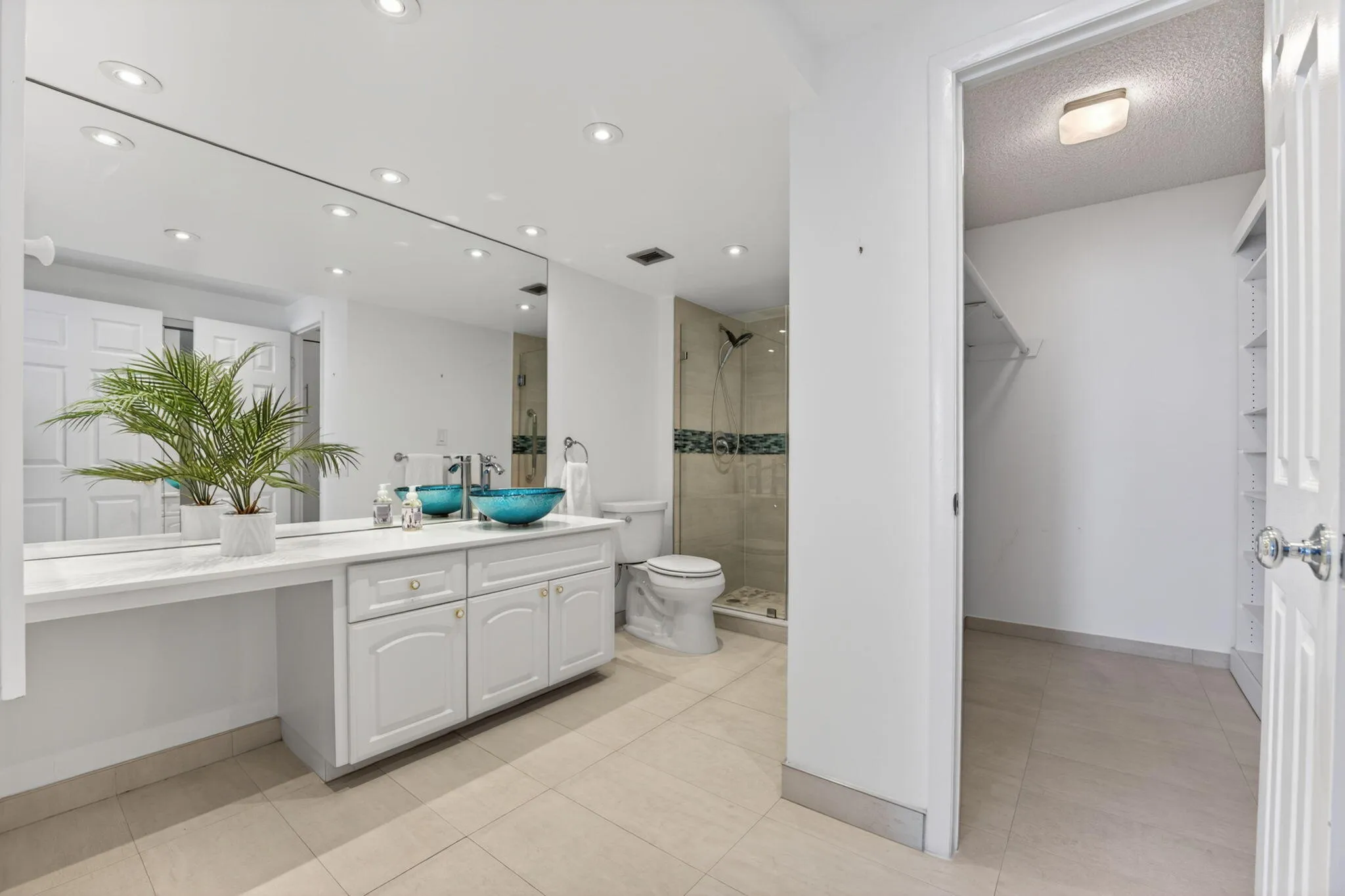 Primary Bath with Walk In Closet