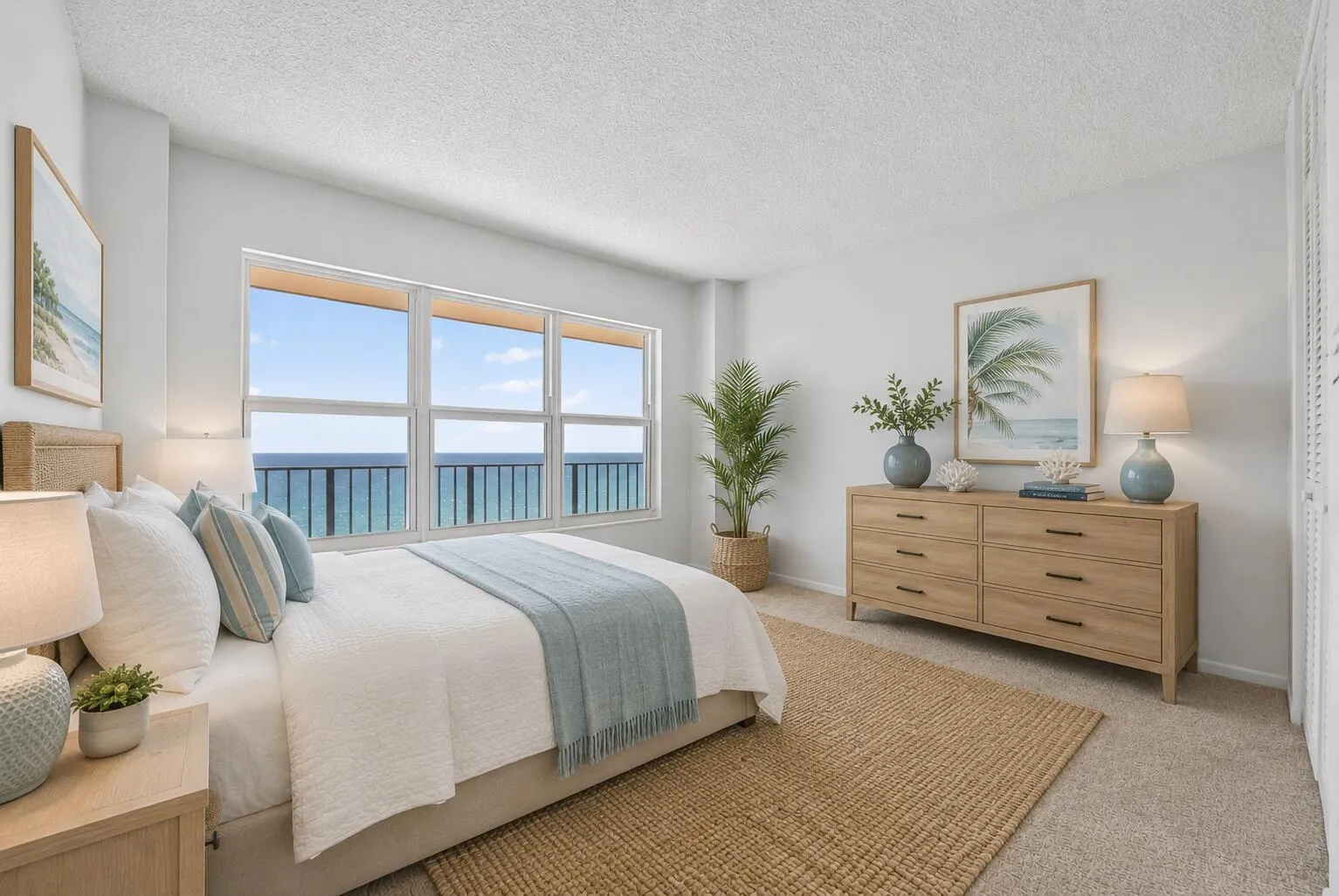 Guest Room Virtually Staged