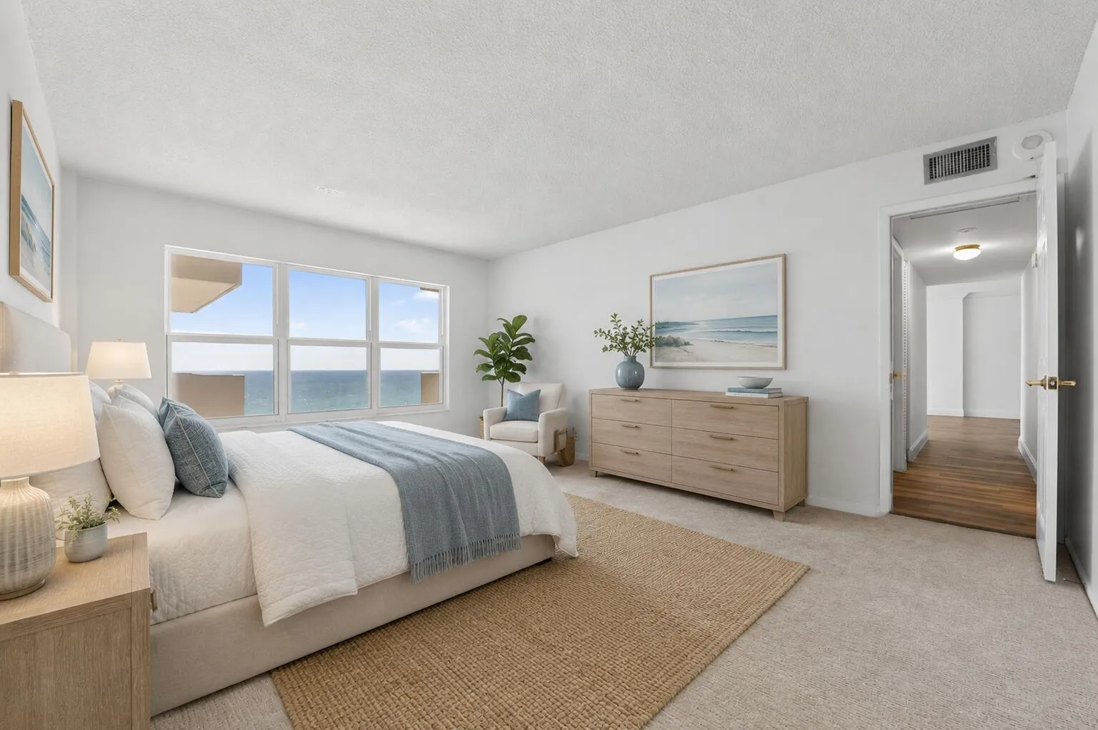Primary Bedroom Virtually Staged