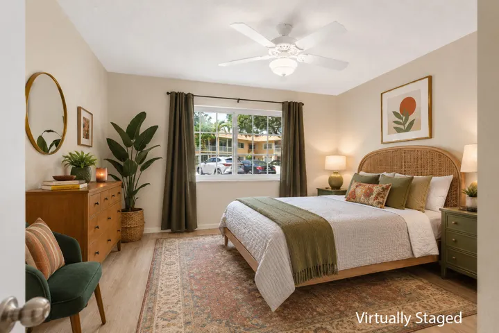 Virtually Staged Guest Room