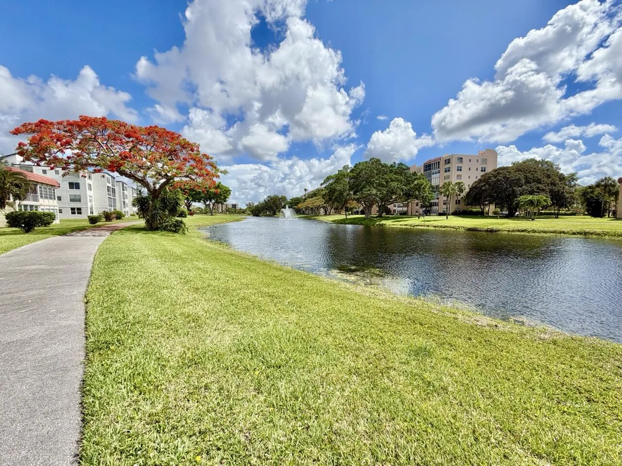 Lake on grounds