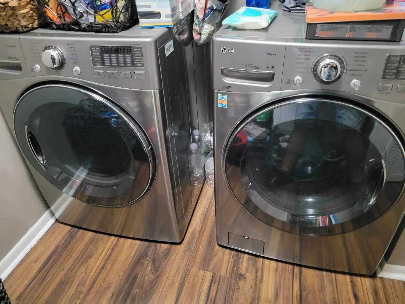 laundry room and storage