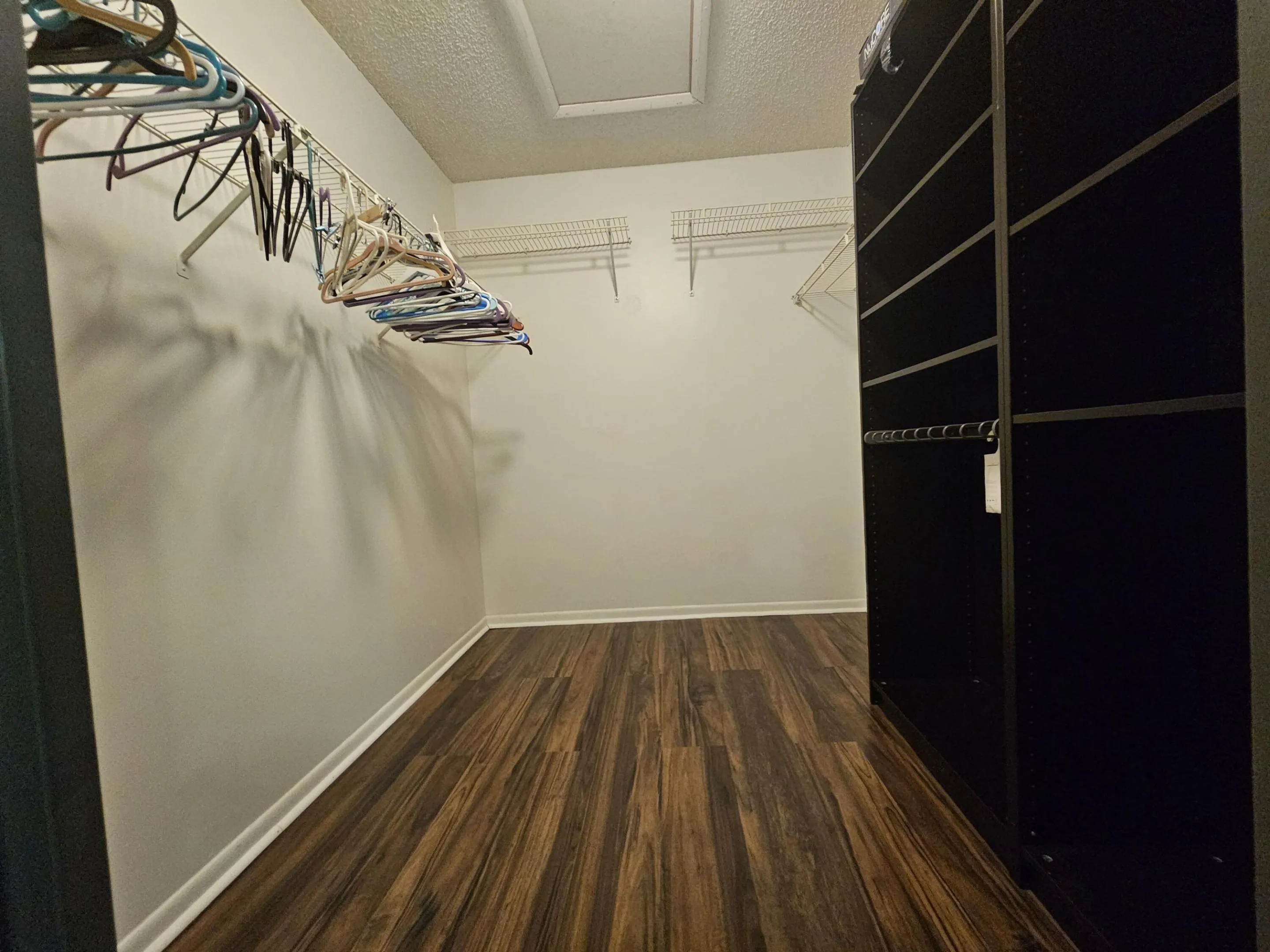 walk in closet master bedroom